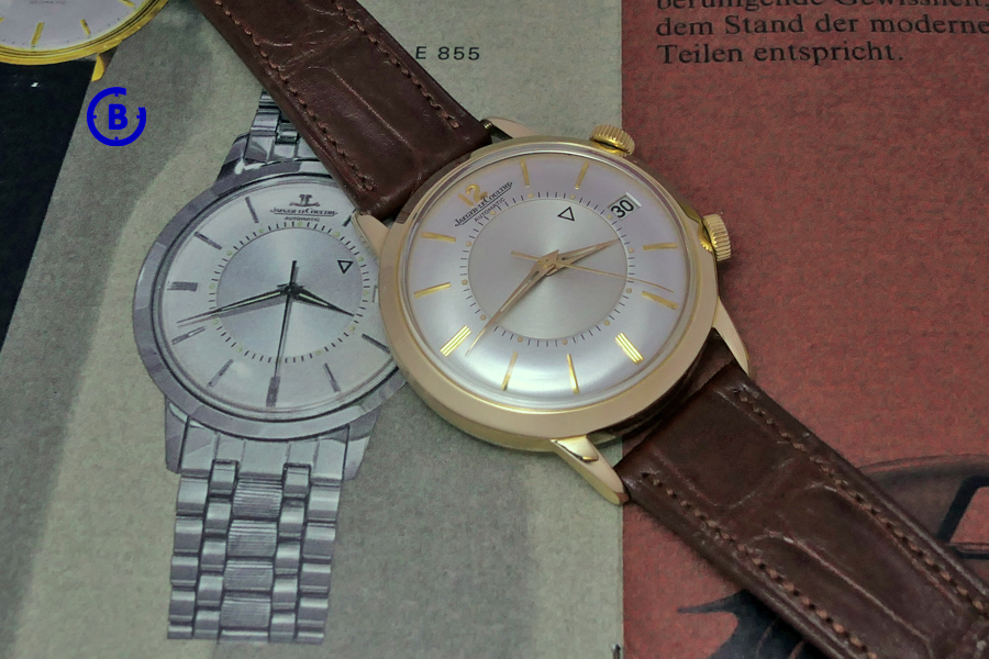 New entry: Jaeger-LeCoultre E 855 Memovox in 18K Gold – The